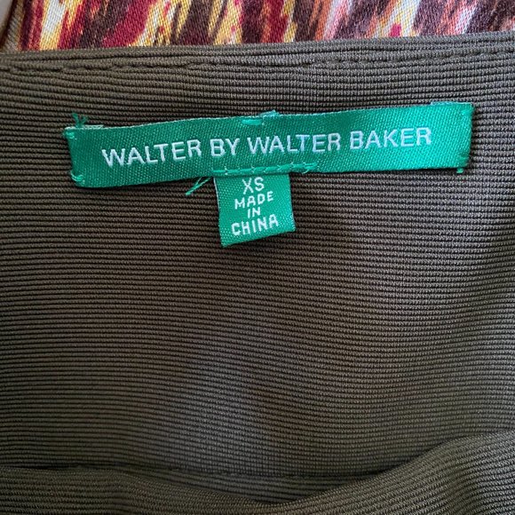 Walter Baker Olive Green Bandage Bodycon Dress - Perfect for a Night Out size XS - Picture 13 of 14